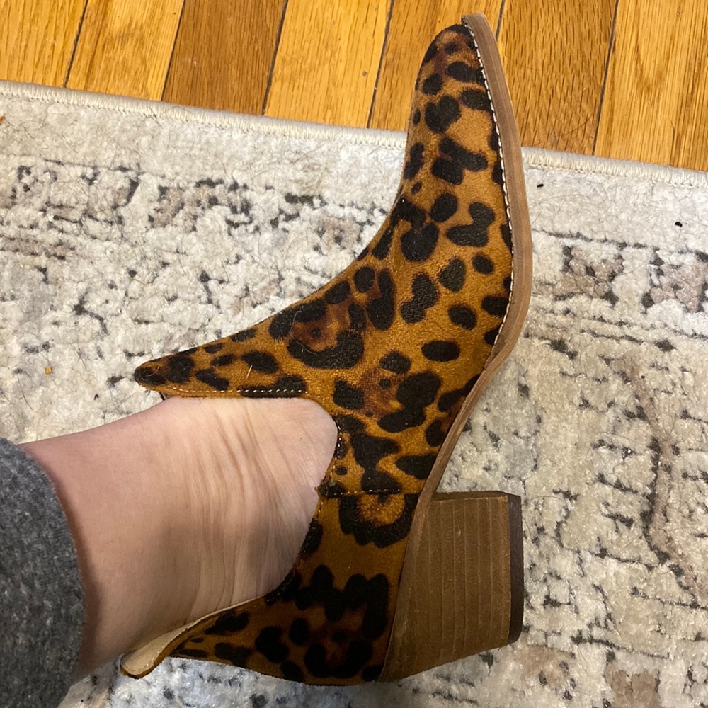 Leopard Print Booties - image 3